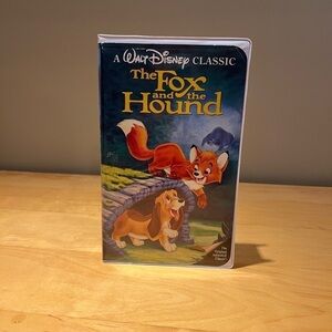 RARE Disney Black Diamond VHS Tape - The Fox & The Hound - Great condition!